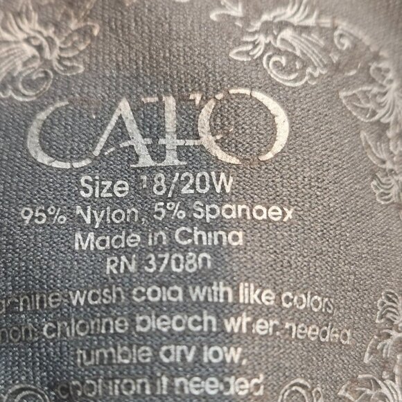 Cato Gray Sleeveless Tank Top – Size 18/20W – Plus Size Basic Layering - Picture 4 of 4